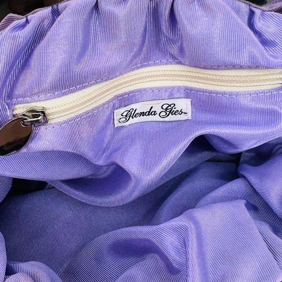 Rare Vintage Bag Purse Glenda Gies Floral Chenille Tapestry Kisslock Handbag - Picture 7 of 9